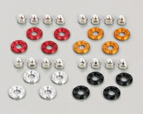 キタコ（KITACO）リヤショックマウントシートSET(シルバーアルマイト)(520-1300960)