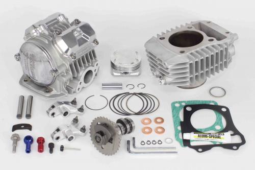 SP武川（タケガワ）Super Head 4V+R ボアアップキット181cc（シルバー） GROM/MSX125・SF/モンキー125(JC61・JC75/JB02)(01-05-0173)