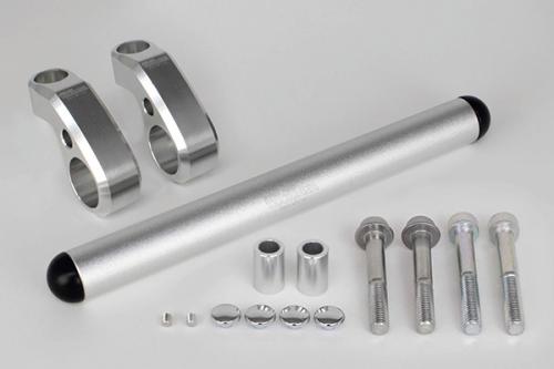 SP武川（タケガワ）ハンドルガード(シルバー) 汎用　ハンドルクランプM8ボルト用(08-01-0149)