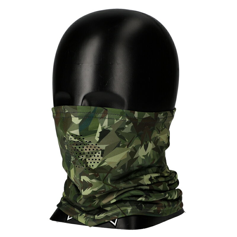 【K】ライズ(RIDEZ) PIPES（パイプス） ネックウォーマー GREEN CAMO PNW-08