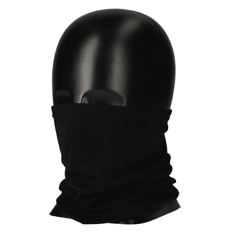 【K】ライズ(RIDEZ) PIPES（パイプス） ネックウォーマー SOLID ブラック PNW-09