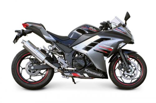 SP武川（タケガワ）パワーサイレントオーバルマフラー Ninja250　EX250L-A00049〜/13-04-0025