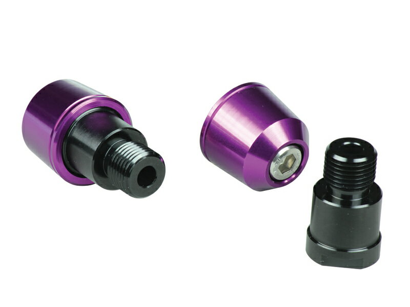 POSH Faith（ポッシュ フェイス）ヤマハ用 M16 ソリッドバーエンド パープル(031089-05-10)