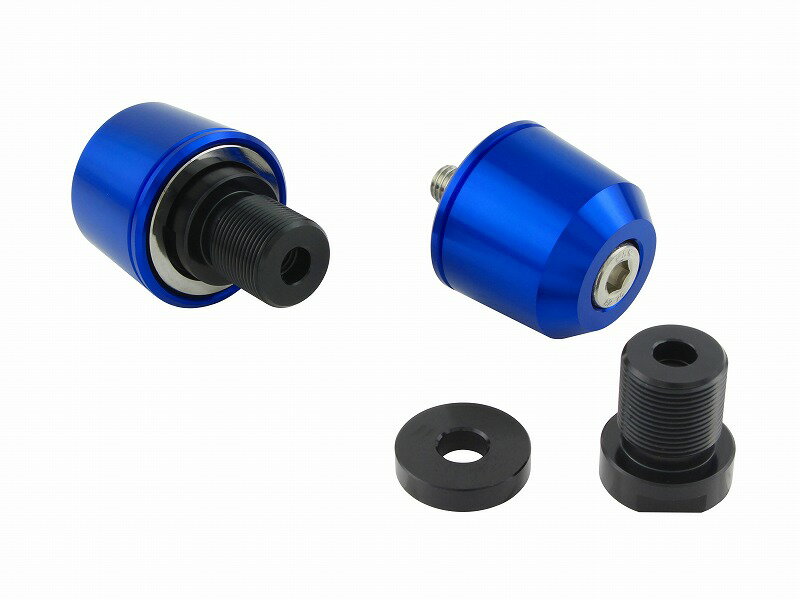 POSH Faith（ポッシュ フェイス）カワサキ用 M17 ミドルウェイトバーエンド ブルー(032989-01-10)