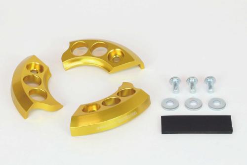 SP武川（タケガワ） R.クランクケースプロテクター(ゴールド) GROM(JC92)/モンキー125(JB03)/C125(JA58)｜02-01-0267