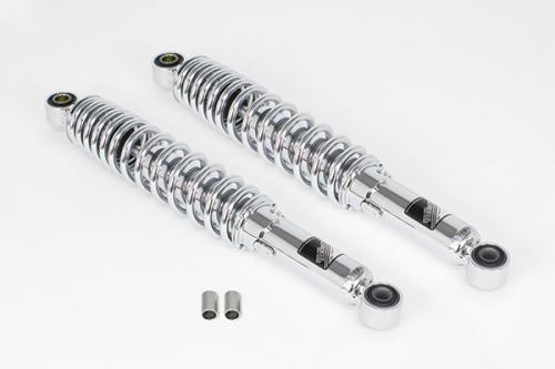 SP武川（タケガワ） リアショックアブソーバー(クロムメッキ/2本セット) スーパーカブC125(JA48/JA58)｜06-04-0175
