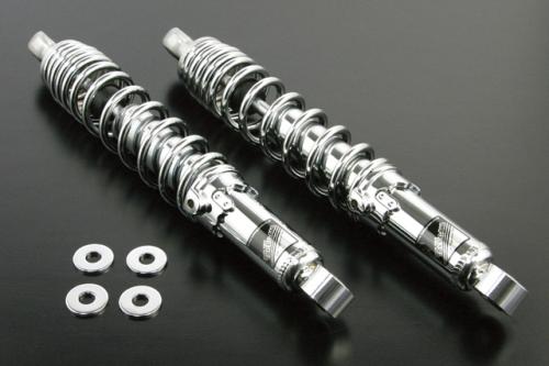 SP武川（タケガワ） リアショックアブソーバー(330mm/クロムメッキ) モンキー(16cmロング)/モンキー125(JB02・JB03)｜06-04-0184