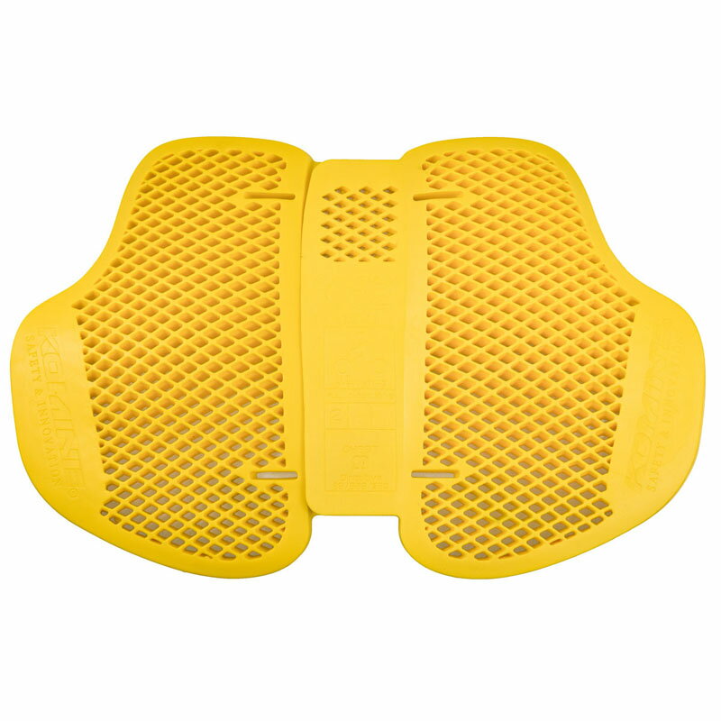 コミネ(KOMINE)SK-830 E AIR CE2 CHEST GUARD YEL F｜イエロー/フリー