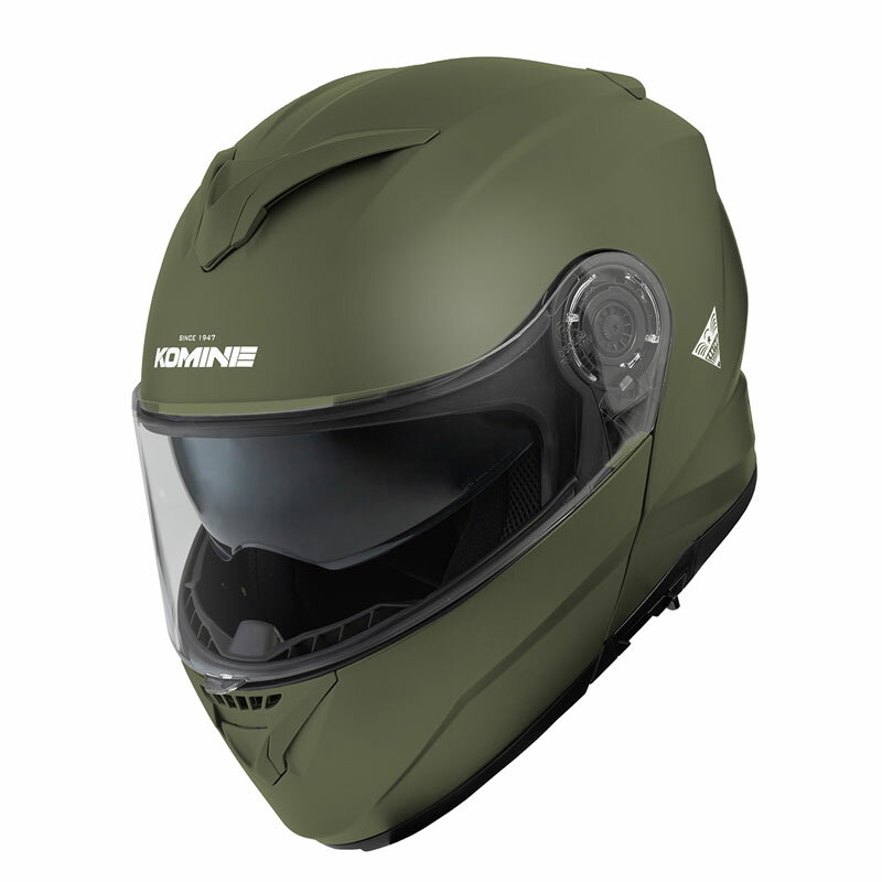 コミネ(KOMINE)HK-171 FL SYSTEM HELMET オリーブ M｜オリーブ/M