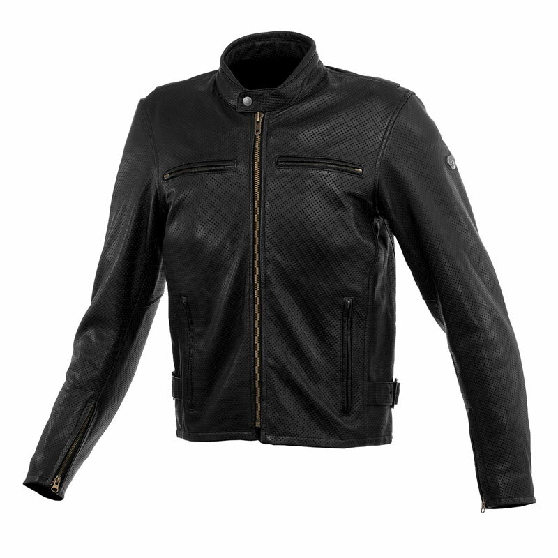コミネ(KOMINE)LJ-5383 VENTED SINGLE L-JKT BLK WL｜ブラック/WL