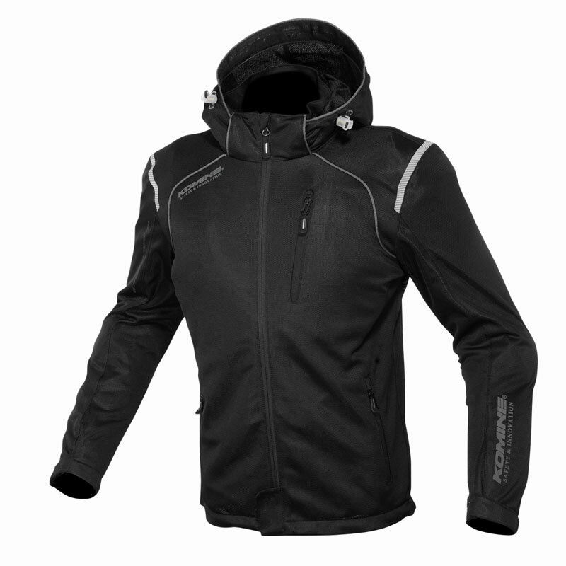 コミネ(KOMINE)JK-135 P FULL M-PARKA Solid-Black S｜Solidブラック/S