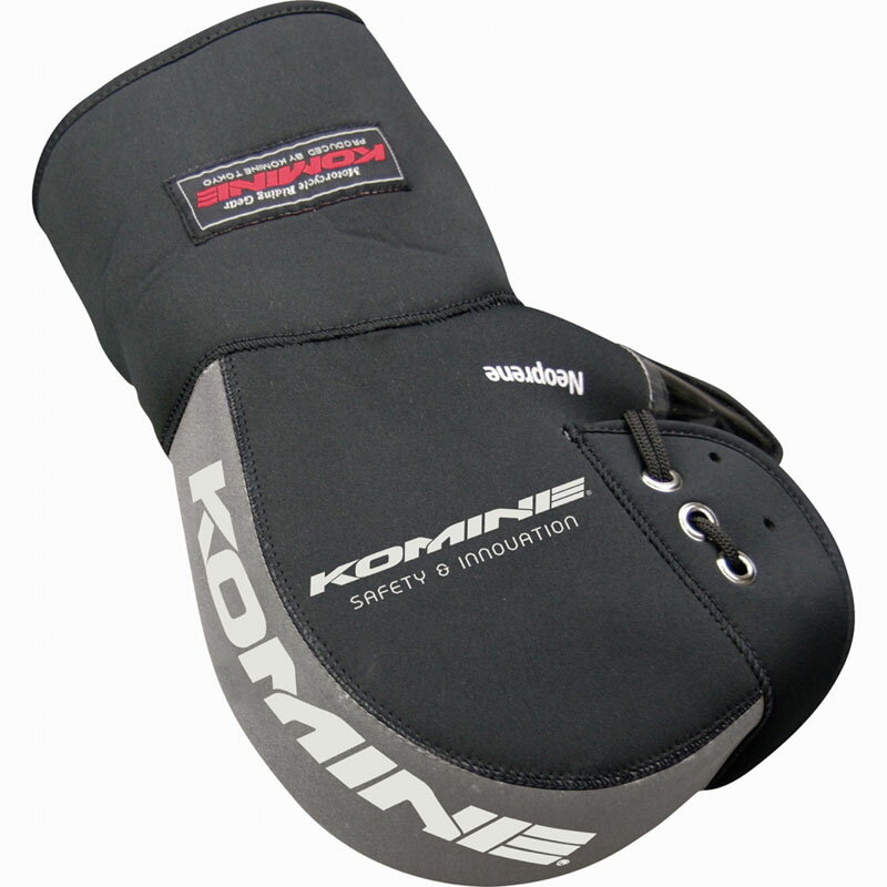 コミネ(KOMINE)AK-049 N HANDLE WARMER LONG GRY F｜ブラック/グレー/フリー