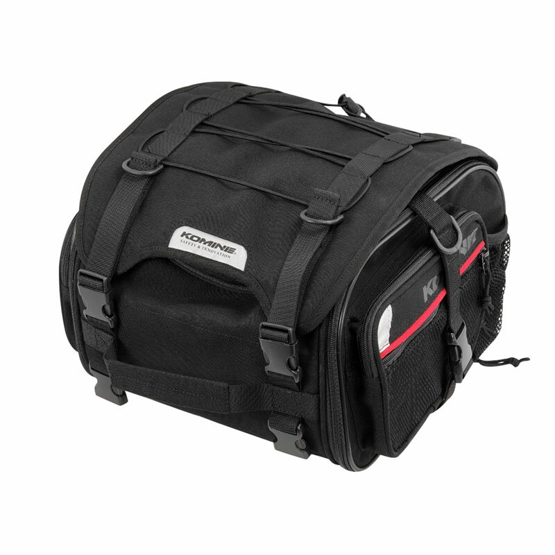 コミネ(KOMINE)SA-240 TOURING SEAT BAG BLK F｜ブラック/フリー