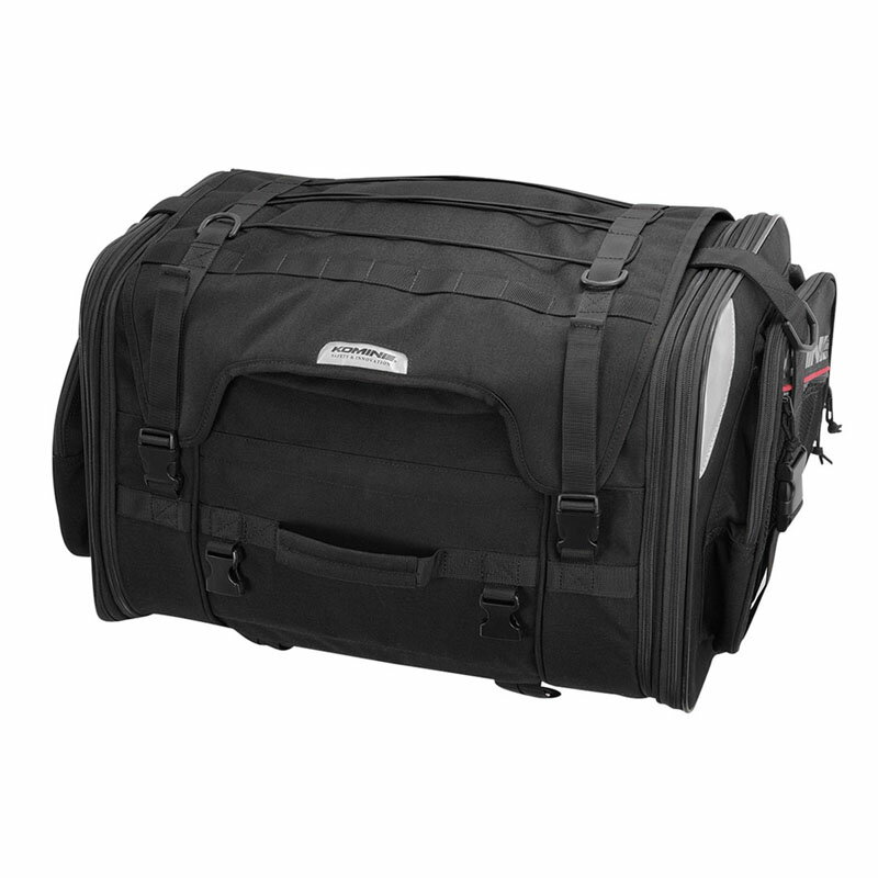 コミネ(KOMINE)SA-242 LONG JOURNEY SEAT BAG BLK F｜ブラック/フリー