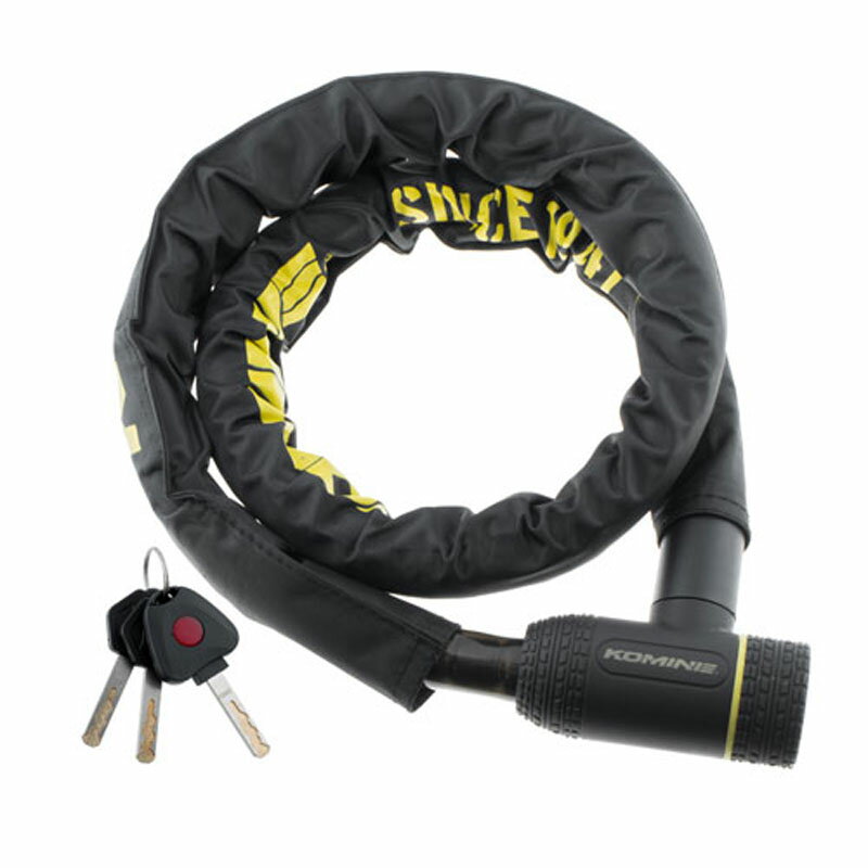 コミネ(KOMINE)LK-125 ARMOR JOINTED LOCK YEL F｜イエロー/フリー