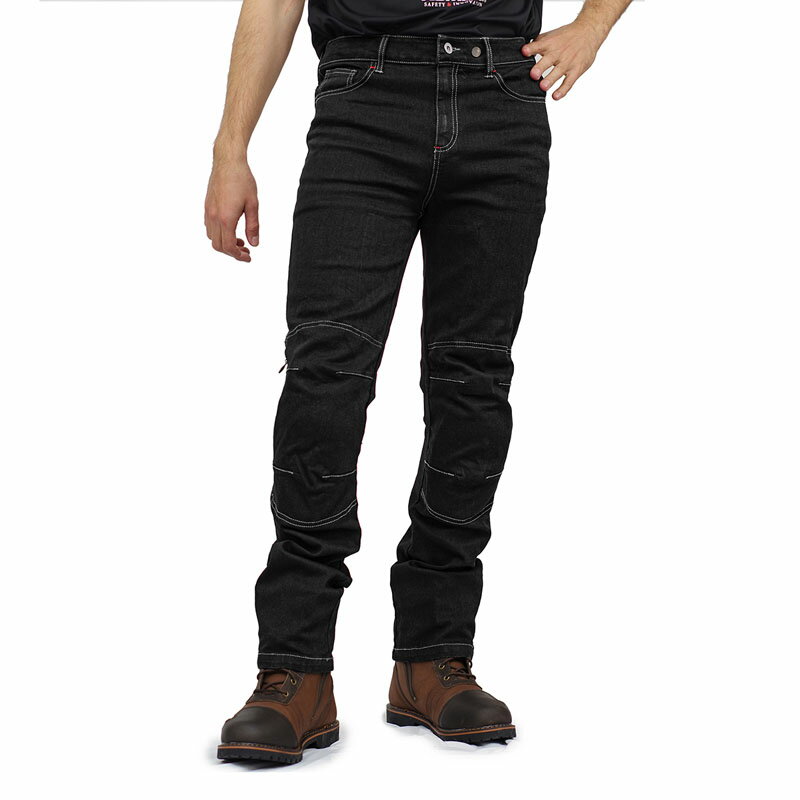 コミネ(KOMINE)WJ-7543R CMAX P C DRY JEANS BLK 4XL｜ブラック/4XL