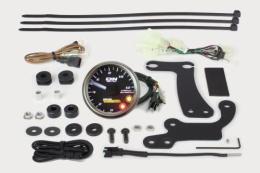 SP武川（タケガワ）φ48スモールDNタコメーター 12500rpm(レブインジケーター付) ダックス125(JB04-1000001~)｜05-05-0109