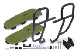 SP武川（タケガワ）レッグバンパー＆シールドキット GREEN SEROW250(FI)｜06-00-0027