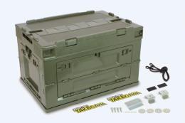 SP武川（タケガワ）キャリアコンテナセット50L(オリーブドラブ)｜08-01-0192