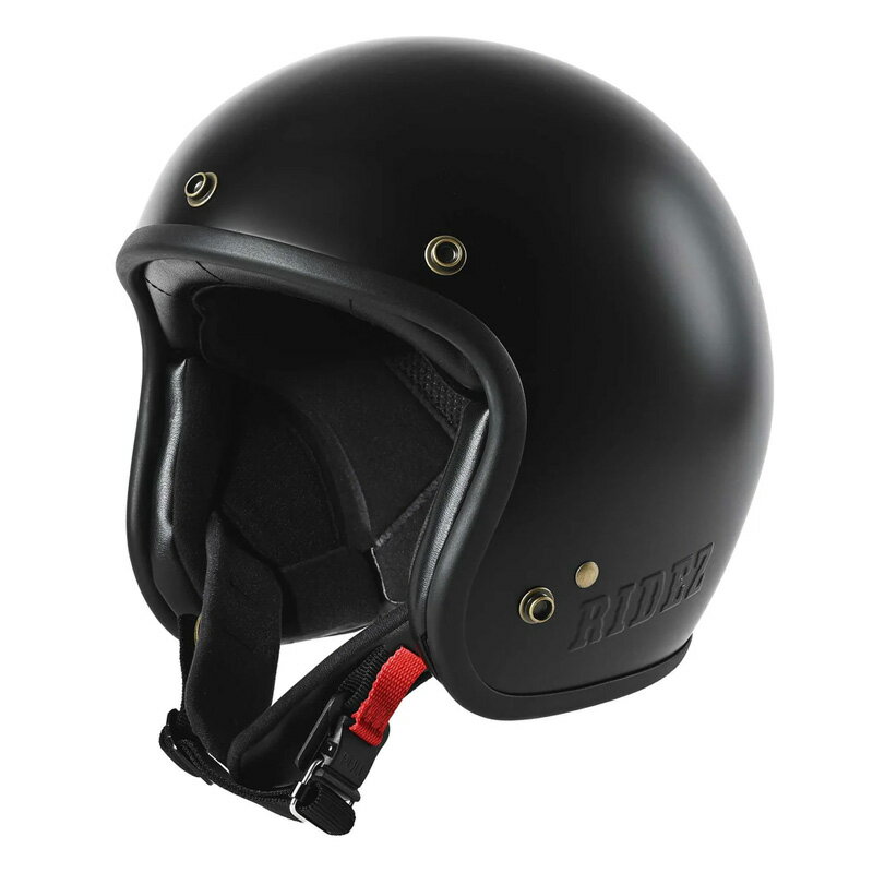 ライズ(RIDEZ) TQ BLACK 3サイズ ジェットバイク用 ヘルメット TQ-BK｜L