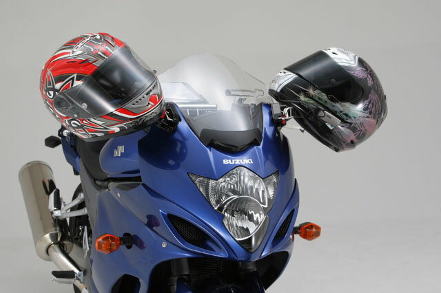デイトナ（DAYTONA）ヘルメットホルダー　ミラークランプタイプ　　　■GSX1300Rハヤブサ（'08〜'14）バンディット1250F（'10〜'13）[79407]