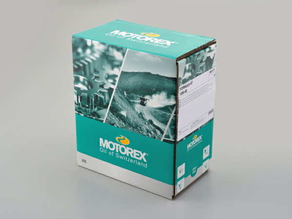 デイトナ（DAYTONA）MOTOREX(モトレックス) FORMULA 4T 10W-40 ディスペンサー付きバッグ 20L(97860)