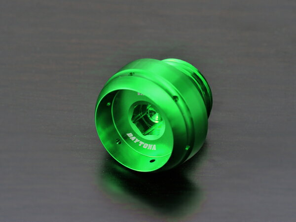デイトナ（DAYTONA）アルミビレットオイルフィラーキャップ（BULLETタイプ） M20×P2.5　グリーン (98402)(2)