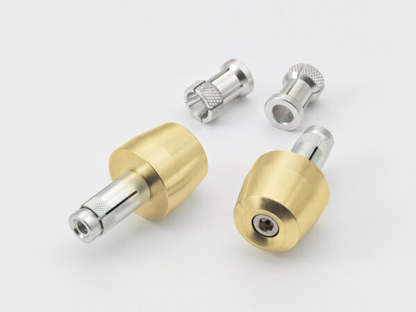 デイトナ（DAYTONA）アルミビレットバーエンド サーフェスタイプ シャンパンゴールド (サイズ：外径φ30..