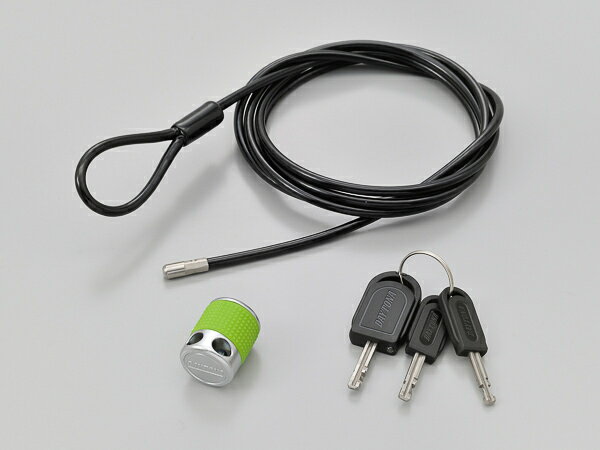 デイトナ(DAYTONA)ストロンガーケーブルロック/グリーン|カラー:グリーン|31259