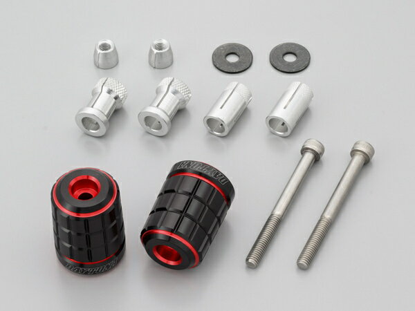 デイトナ（DAYTONA）PREMIUM ZONE(TM) ハンドルバーエンドプラグ BRICK／レッド｜カラー：レッド タイプ：SUZUKI車/汎用｜35483