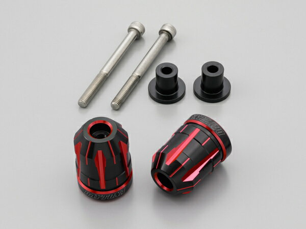 デイトナ（DAYTONA）PREMIUM ZONE(TM) ハンドルバーエンドプラグ TECHNO／レッド｜カラー：レッド タイプ：KAWASAKI車 M6｜37559