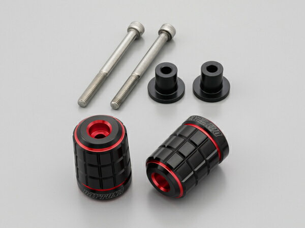 デイトナ（DAYTONA）PREMIUM ZONE(TM) ハンドルバーエンドプラグ BRICK／レッド｜カラー：レッド タイプ：KAWASAKI車 M6｜37682