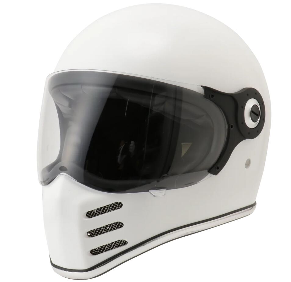 【在庫有】ライズ(RIDEZ) RIDEZ X HELMET バイク用フルフェイスヘルメット｜ホワイト/M