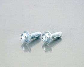 キタコ(KITACO) (K-CON) フランジ付SHボルト(ユニクロ) M6XP1.0X35mm(ネジ山部25mm)/2ヶ(0900-062-00010)
