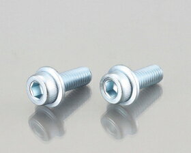 キタコ(KITACO) (K-CON) フランジ付キャップボルト（ステンレス） M6XP1.0X25mm（ステンレス）/2ヶ　　サイズ=A:5 B:6 C:12.5 D:6(0900-062-20003)
