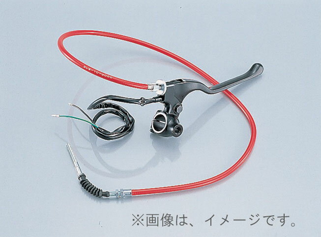 キタコ（KITACO）Rロングレバー&ケーブルSET モンキー (ミラーホルダーTYPE)BLACK(906-1083130)