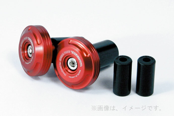 SP武川（タケガワ） ハンドルバーエンド(カラー：レッド) (06-01-0028)