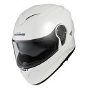 コミネ(KOMINE) HK-171 FL システムヘルメット(パールホワイト/XL)(2)