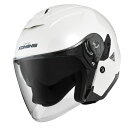 コミネ(KOMINE) HK-172 FL コンポジット FRP ジェットヘルメット(パールホワイト/L)(2)