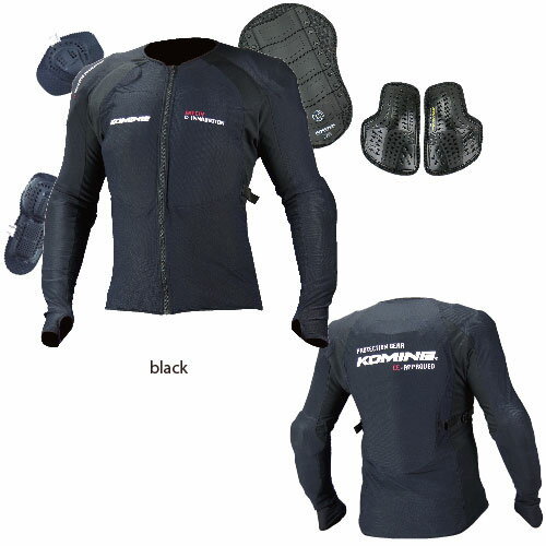 コミネ(KOMINE) SK-693 CEアーマードトップインナーウェア(ブラック/L)