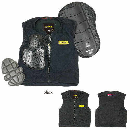 コミネ(KOMINE) SK-694 CEボディプロテクションライナーベスト(ブラック/2XL)