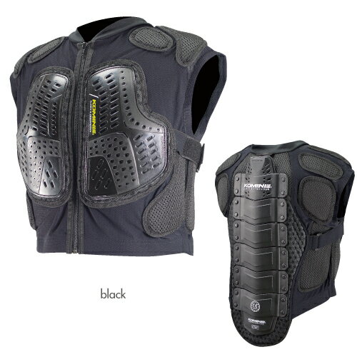 コミネ(KOMINE) SK-696 CEボディプロテクションインナーベスト(ブラック/2XL)