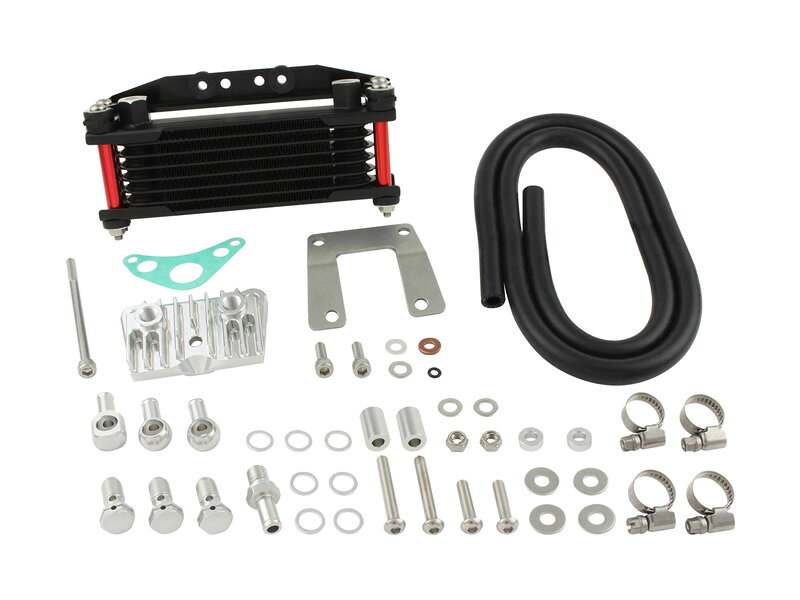 SHIFTUP（シフトアップ）カブ ( Cub )　オイルクーラーKIT　コア8段　ヘッドボトム...