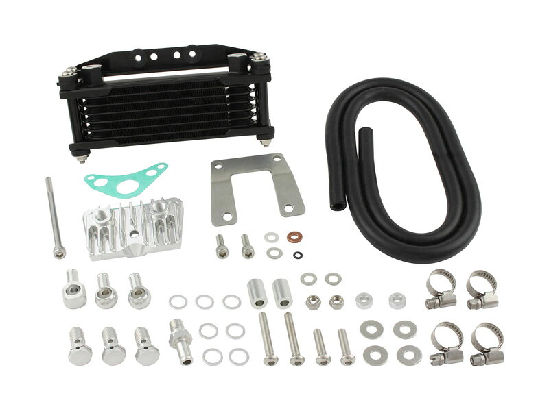 SHIFTUP（シフトアップ）カブ ( Cub )　オイルクーラーKIT　コア8段　ヘッドボトム...