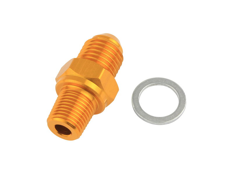 【品名】 ＃4 ホースアダプター(PT-1/8)　　　 【品番】 900010-04 【特徴】 オイルクーラーフィッティング ◆EARL’S＃4対応 ホースアダプター ◆PT-1/8　テーパー　M10-t1ガスケット1枚付属 ◆アルミ削り出し／アルマイト仕上げ ◆日本製 【仕様】 カラー：ゴールド 【注意】 ・基本的にお取り寄せでのご用意となります。 ・ご注文後でも欠品や完売・納期未定の場合がございます。 ・ご注文後、メールにて発送予定をご案内いたします。 ・注文商品が欠品・完売・納期未定の場合注文は、キャンセルさせて頂きます。 ・お急ぎの場合は、ご注文前にメールにて納期をごお問い合わせください。 ・掲載画像は、イメージ画像を使用しております。 ・基本的に返品・交換・キャンセルは、お受け出来ません。 ・適合・使用・取り付けに関しては、お客様にて判断の上お願い致します。