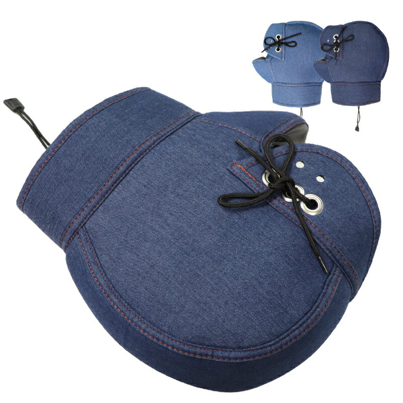 【在庫有】【送料無料】OSS (防風・防寒)原付・オートバイ・スクーターに最適 ネオプレーン デニムハンドルカバー DHC-03.DHC-04