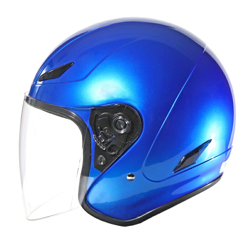 楽天市場】ヘルメット（カラーブルー）（バイク用品｜車用品・バイク