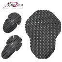 【在庫有】モトベース(MOTO BASE)プロテクトライド 汎用 ディンプルメッシュ (肩・肘・脊椎部用セット)MBPR-03-SET(2)
