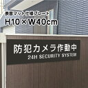 防犯カメラ作動中 24H SECURITY SYSTEM プ...