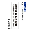 防犯カメラ作動中 24H SECURITY SYSTEM 外国語表記 /H30×W8cm 防犯ステッカー ステッカー 看板ステッカー 商品番号:ATT-003stt